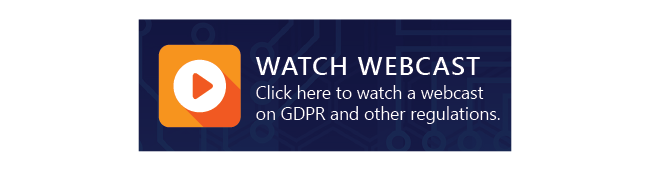 Watch GDPR Webcast
